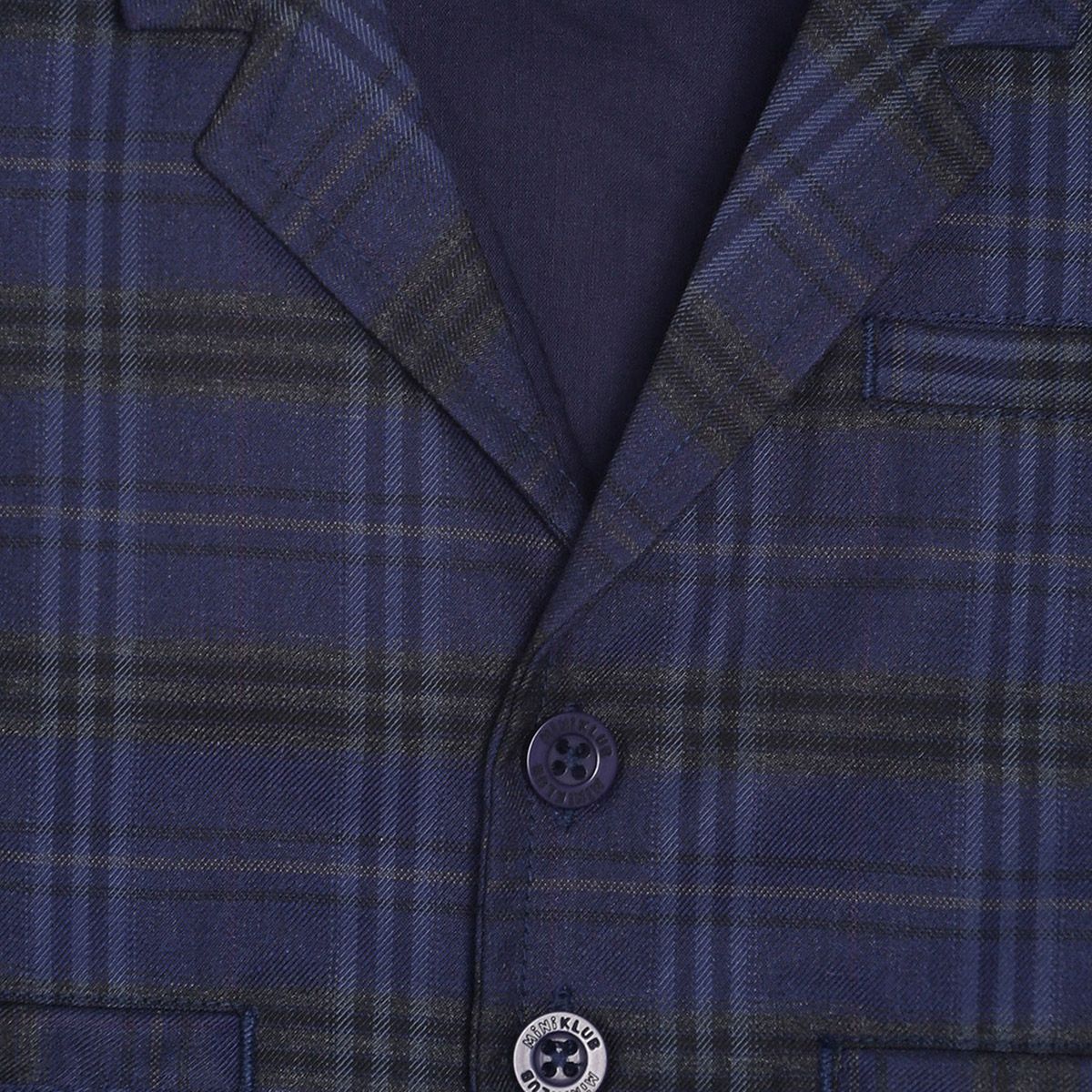 Pack of 1 waistcoat - denim navy blue for 3-6 Months