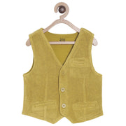 Pack of 1 waistcoat - yellow for 3-6 Months