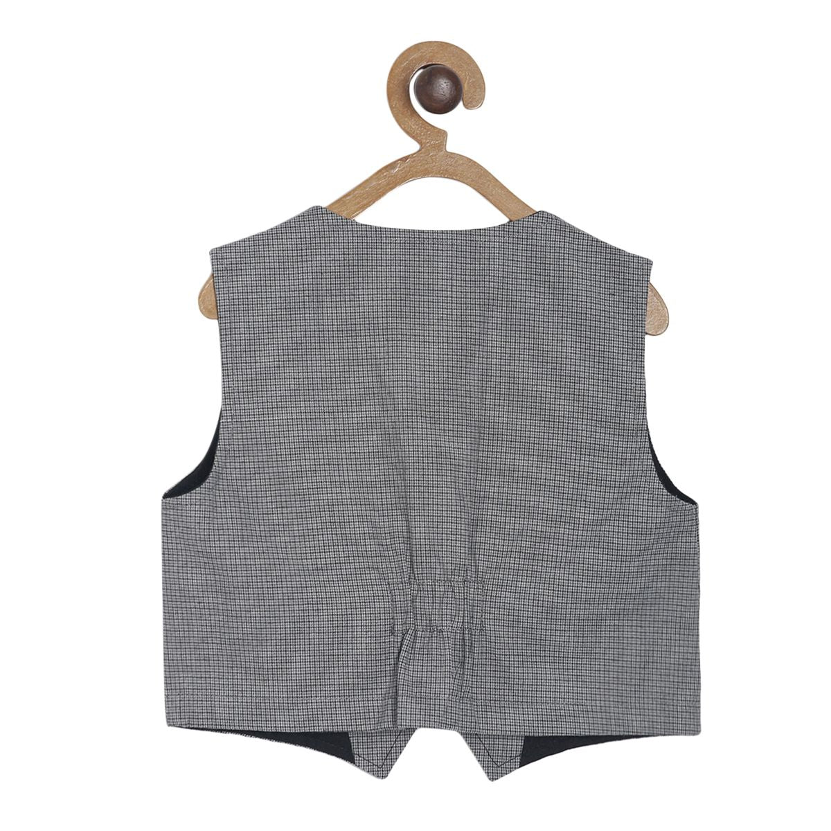 Pack of 1 waistcoat - grey & black for 3-6 Months