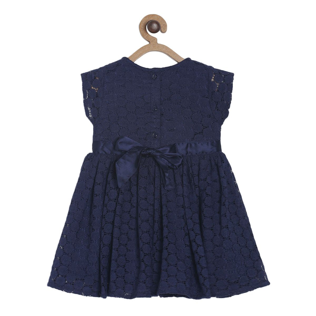 Pack of 1 dress - navy blue for 3-6 Months