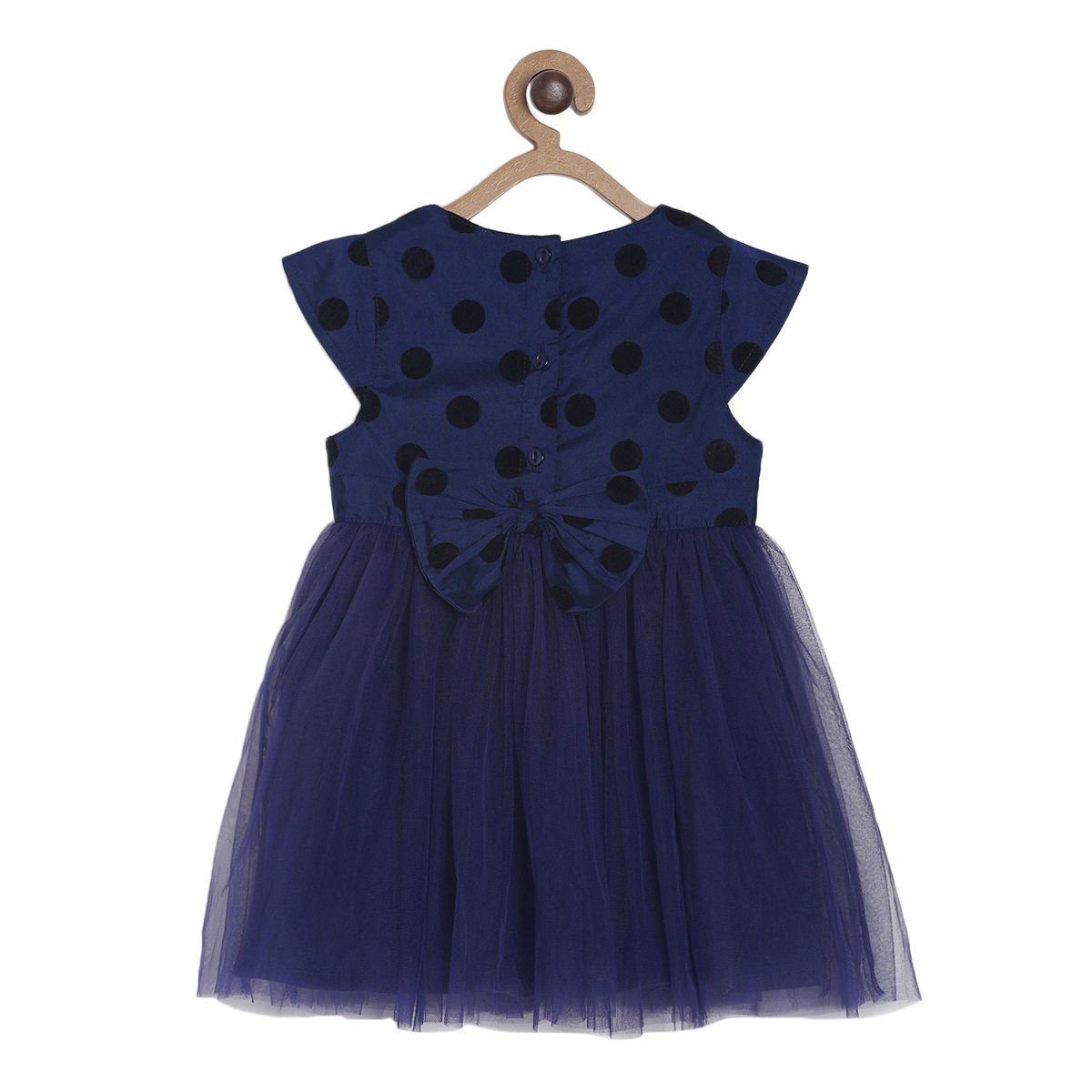 Pack of 1 dress - dark blue  & dark blue for 3-6 Months