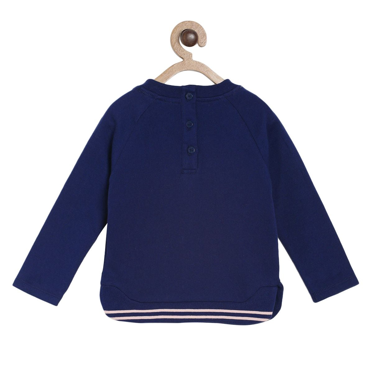 Pack of 1 sweatshirt - navy for 3-6 Months