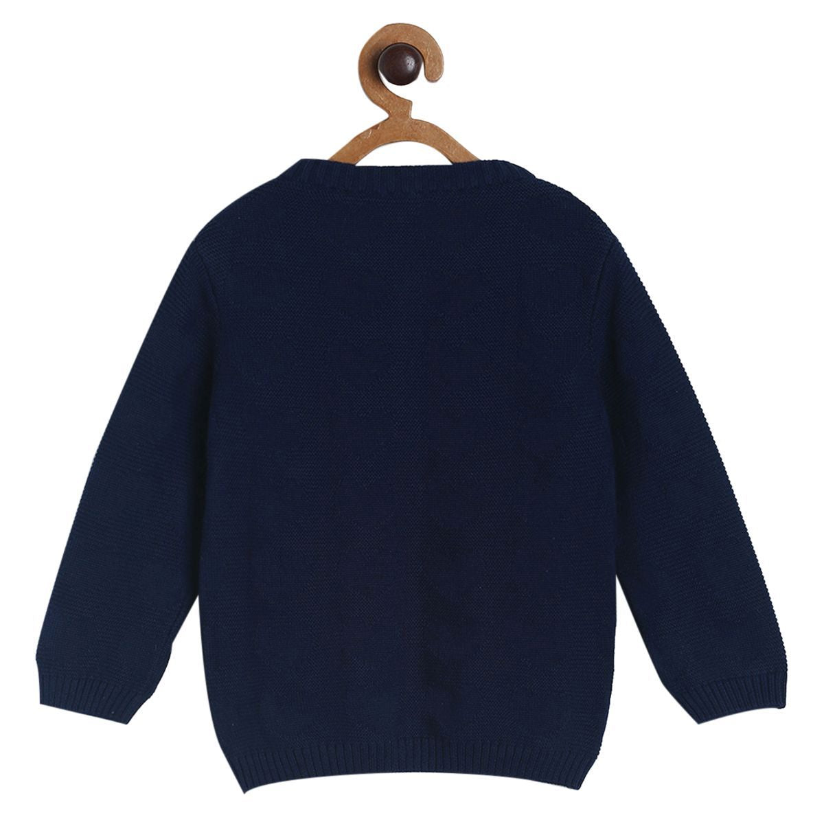 Pack of 1 sweater - navy for 3-6 Months