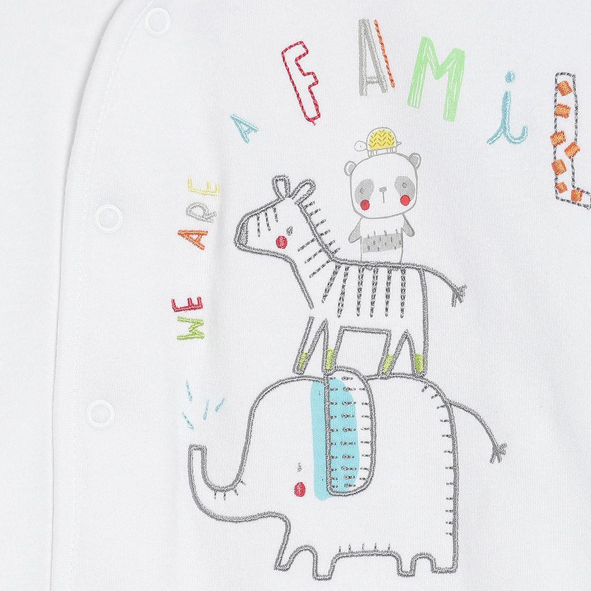 Pack of 1 hooded sleepsuit - off white for Tiny Born