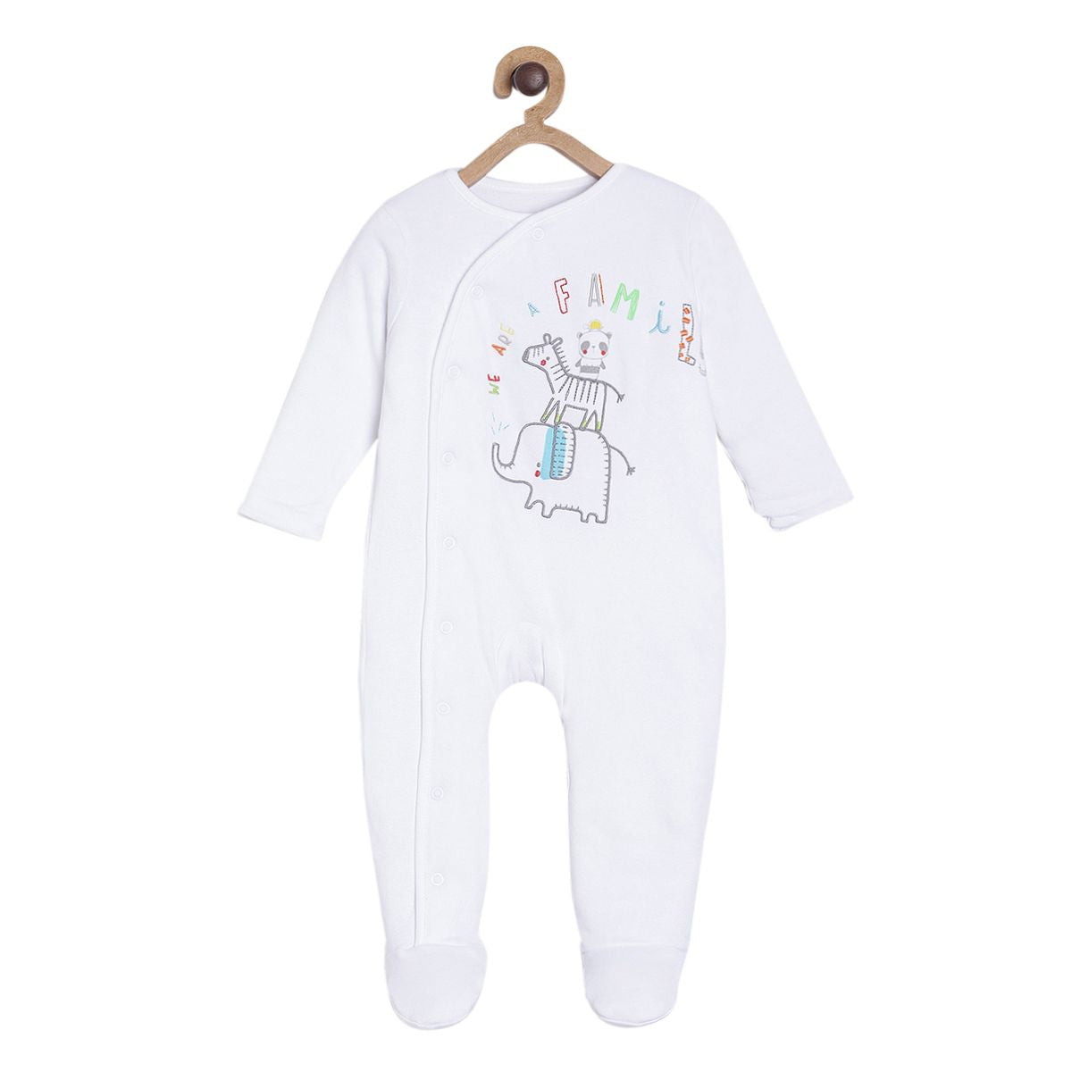 Pack of 1 hooded sleepsuit - off white for Tiny Born
