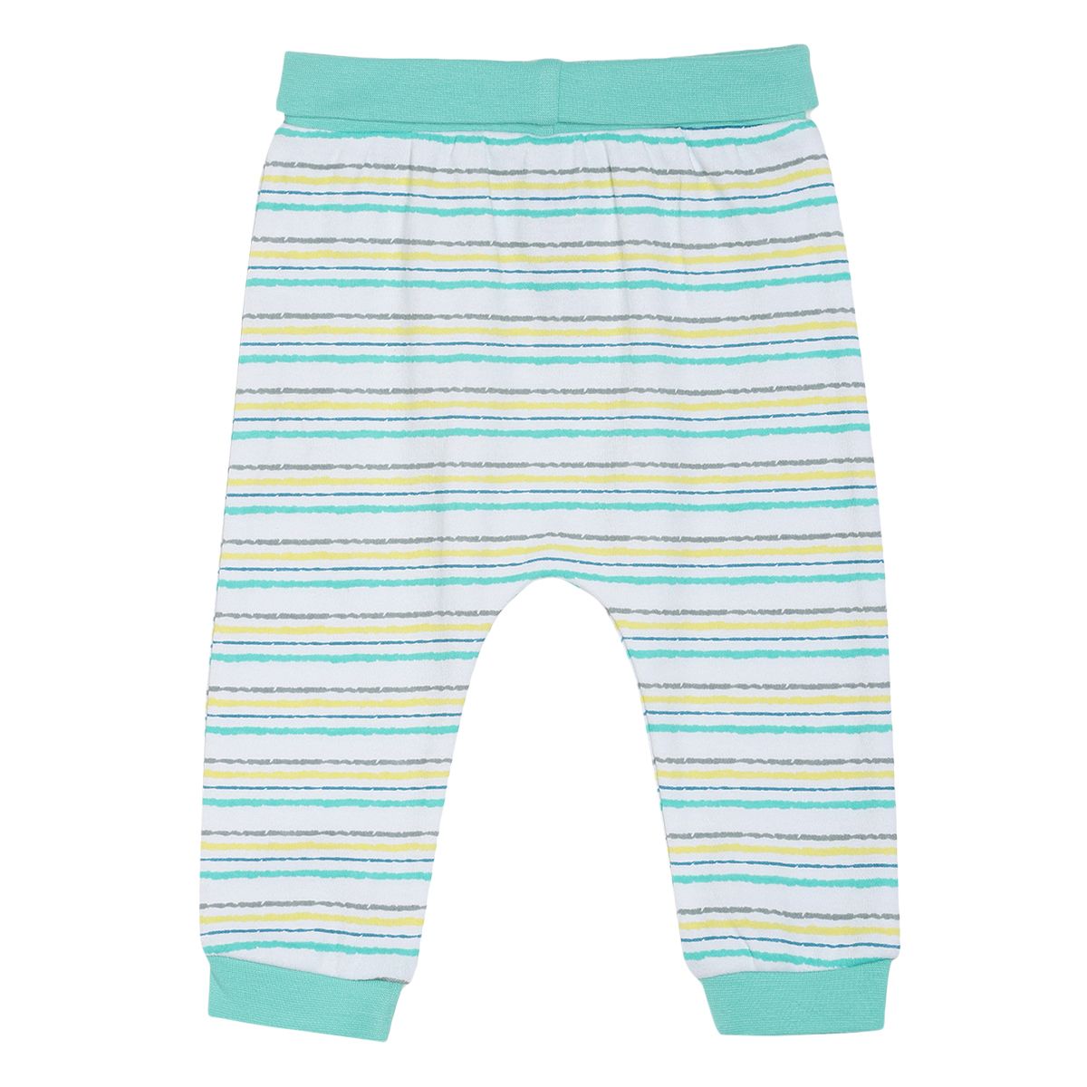 Pack of 2 bodysuit+knit bottom set - green for New Born