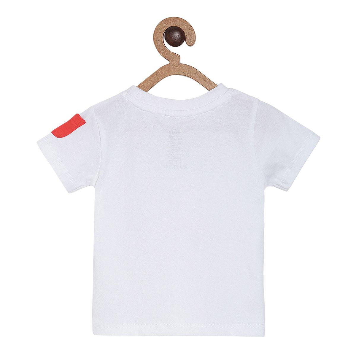 Pack of 2 t- shirt & shorts set - white & red for 0-3 Months
