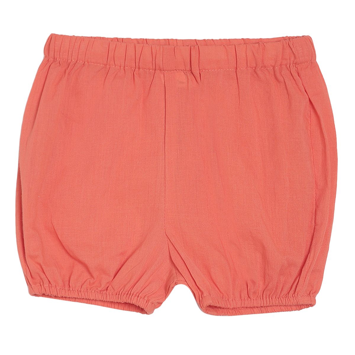 Pack of 3 dress + bloomer + head band set - coral for 0-3 Months