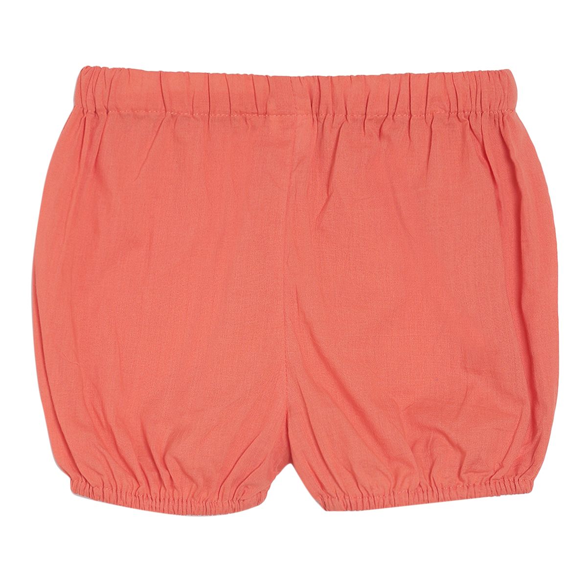 Pack of 3 dress + bloomer + head band set - coral for 0-3 Months