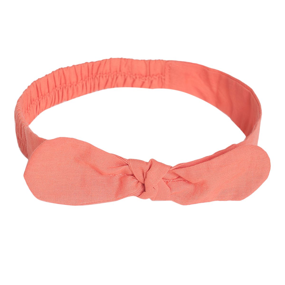 Pack of 3 dress + bloomer + head band set - coral for 0-3 Months