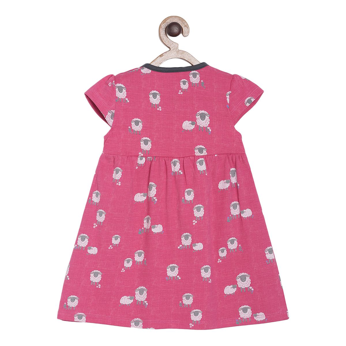 Pack of 1 knit dress - bubblegum pink for 0-3 Months