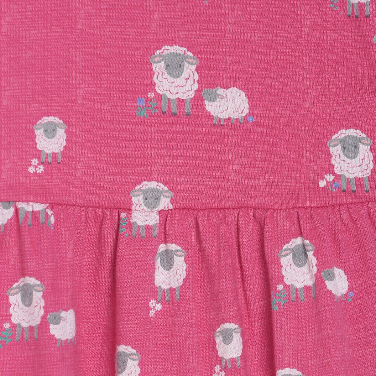 Pack of 1 knit dress - bubblegum pink for 0-3 Months