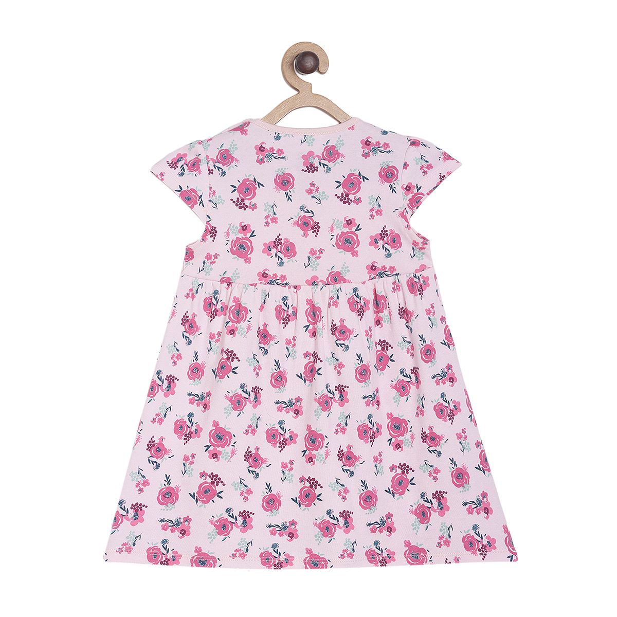 Pack of 1 knit dress - light baby pink for 0-3 Months