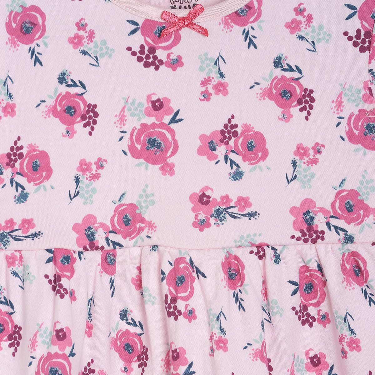 Pack of 1 knit dress - light baby pink for 0-3 Months