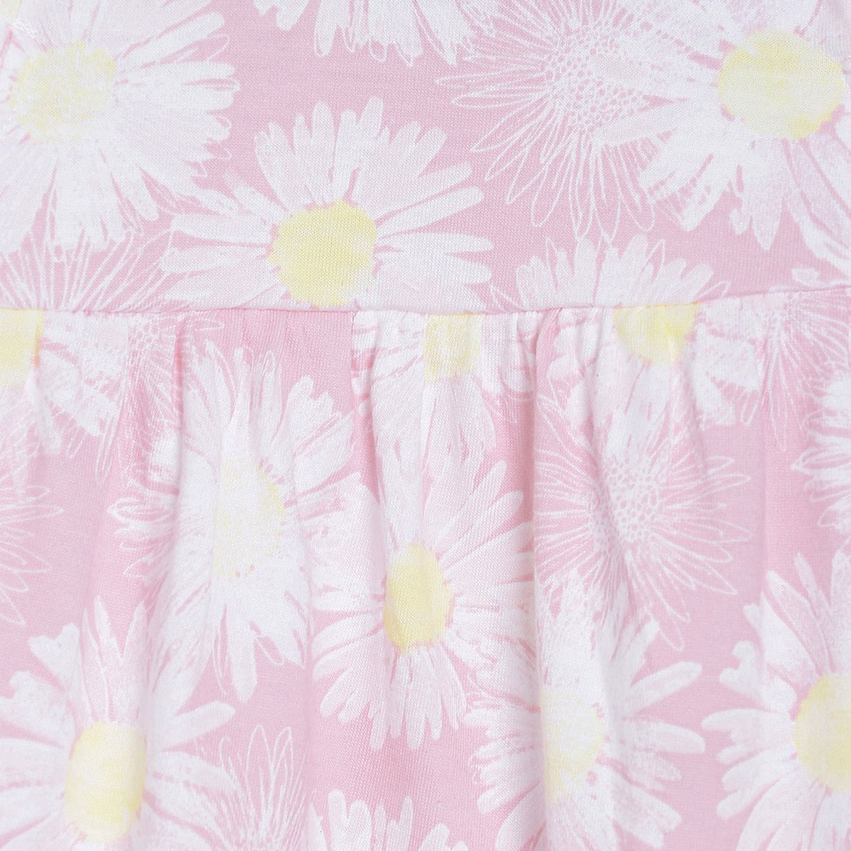 Pack of 1 knit dress - white & lavender for 0-3 Months