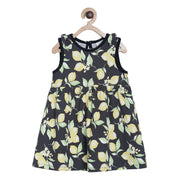 Pack of 1 knit dress - black & white for 0-3 Months