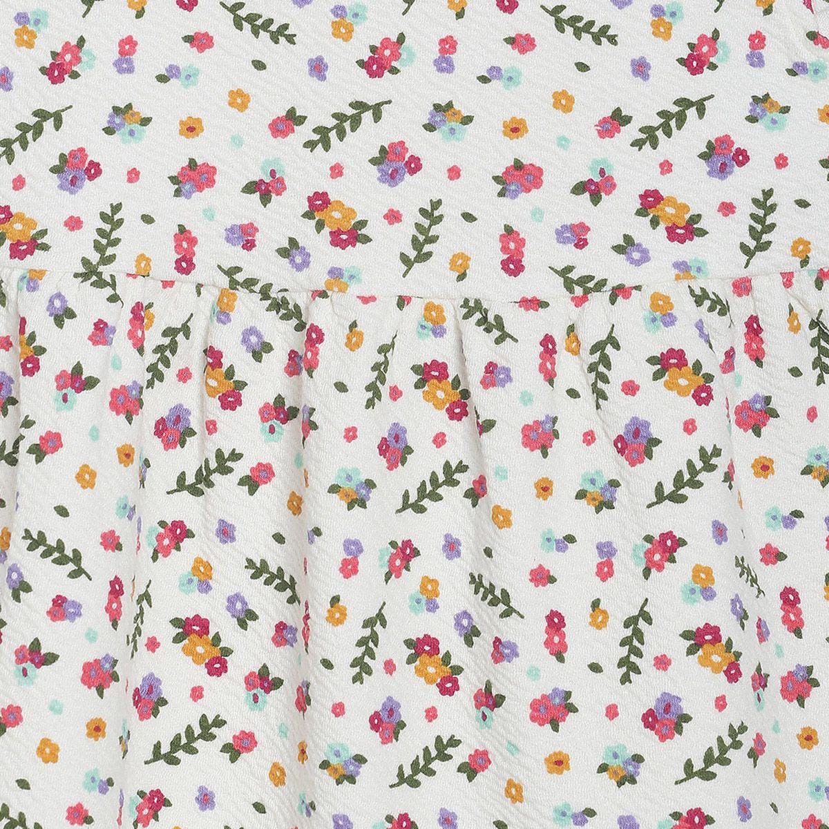 Pack of 1 knit dress - white & blue for 0-3 Months