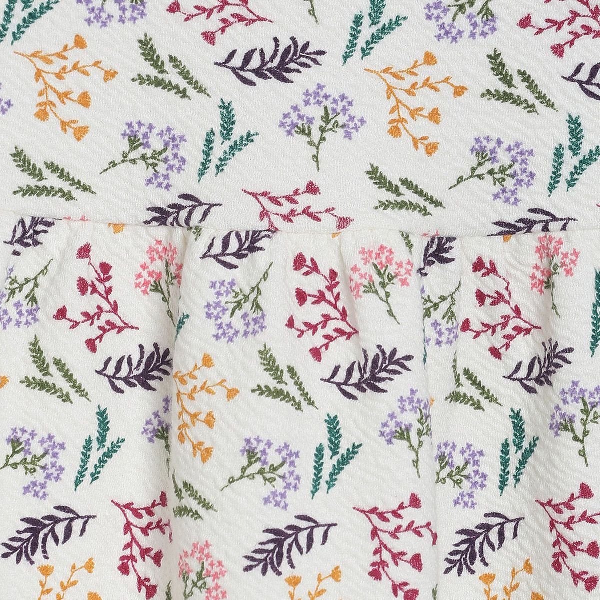 Pack of 1 knit dress - white & blue for 0-3 Months