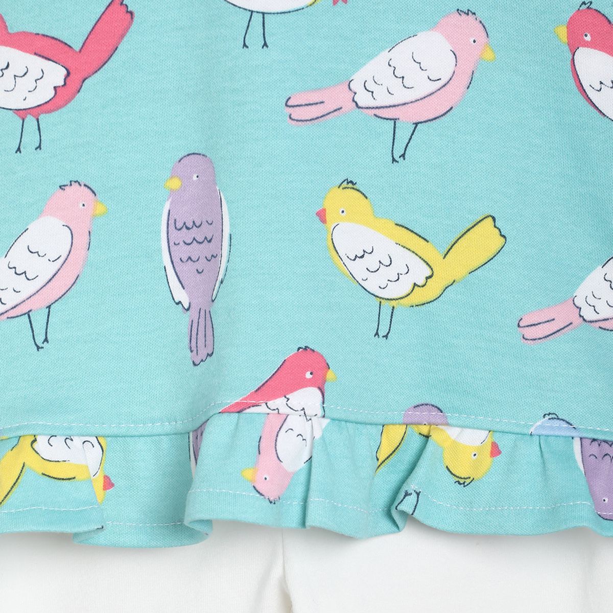 Girls Multi Top & Knit Bottom