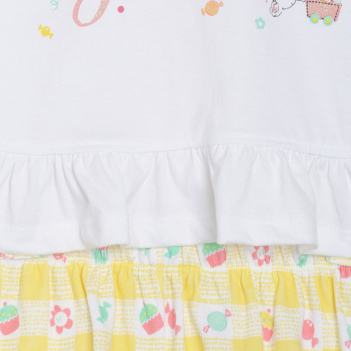 Girls Multi Top And Knit Bottom