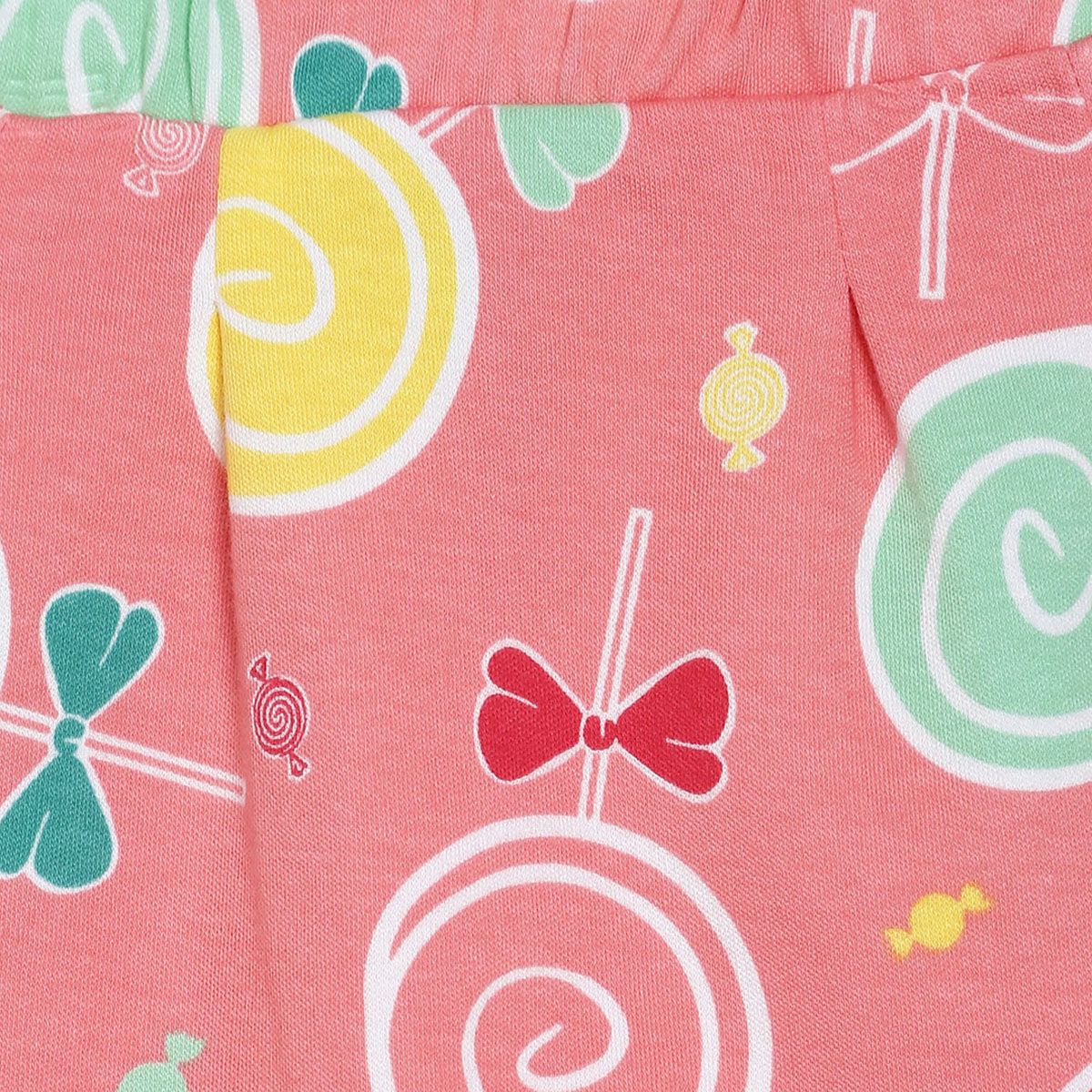 Pack of 2 top & bottom  set - denim blue & pink for 0-3 Months