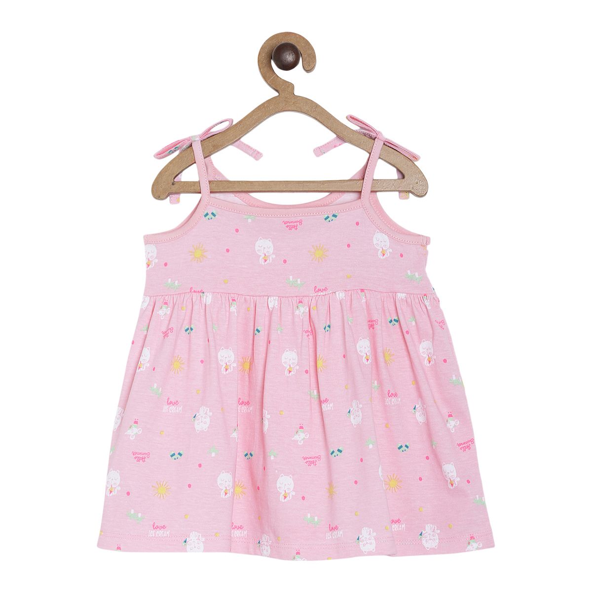 Girls Multi Top And Knit Bottom