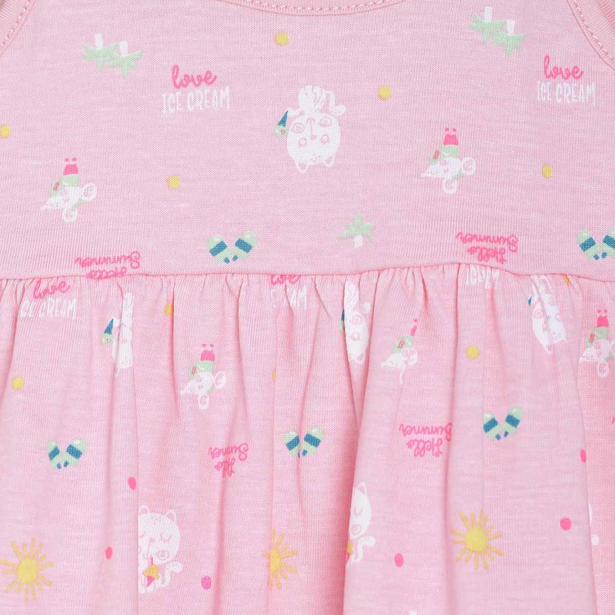 Girls Multi Top And Knit Bottom