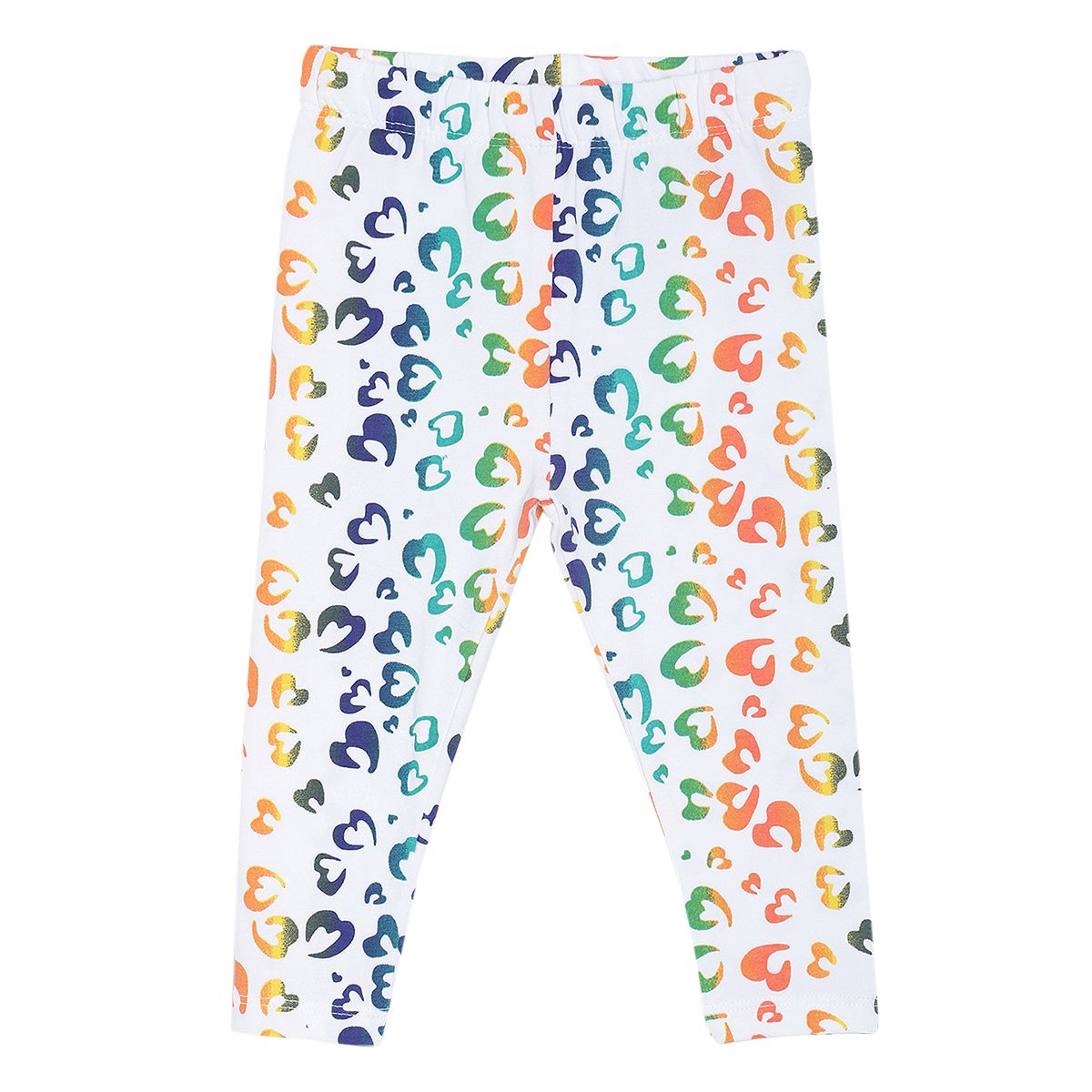 Pack of 2 top and legging set - baby pink & white for 0-3 Months