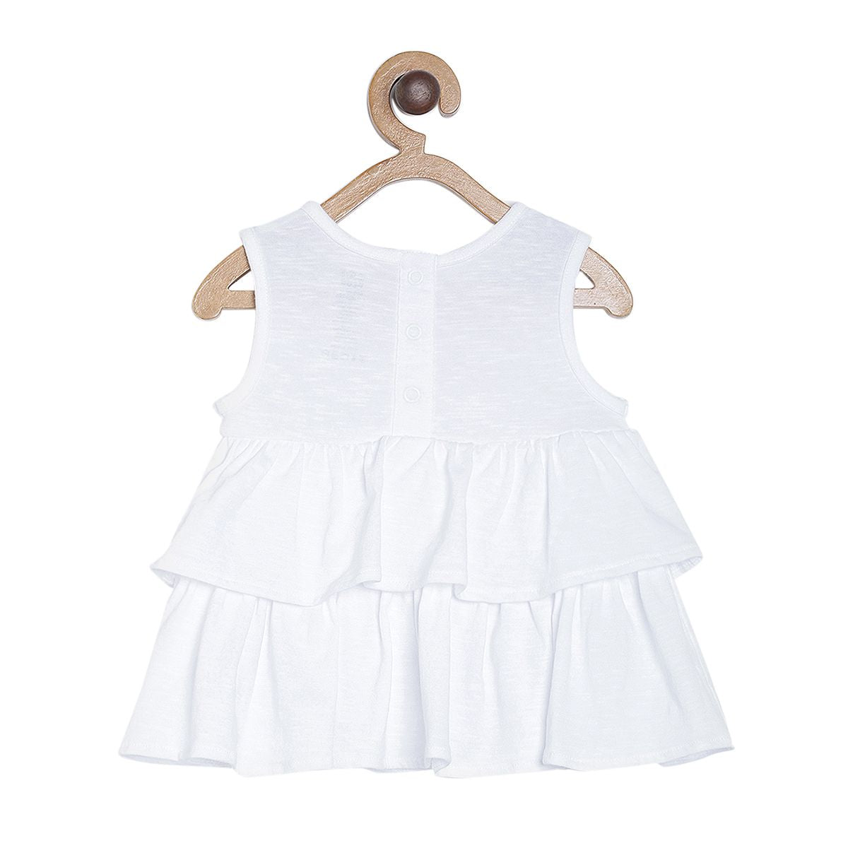Pack of 3 top & shorts set - white & blue for 0-3 Months