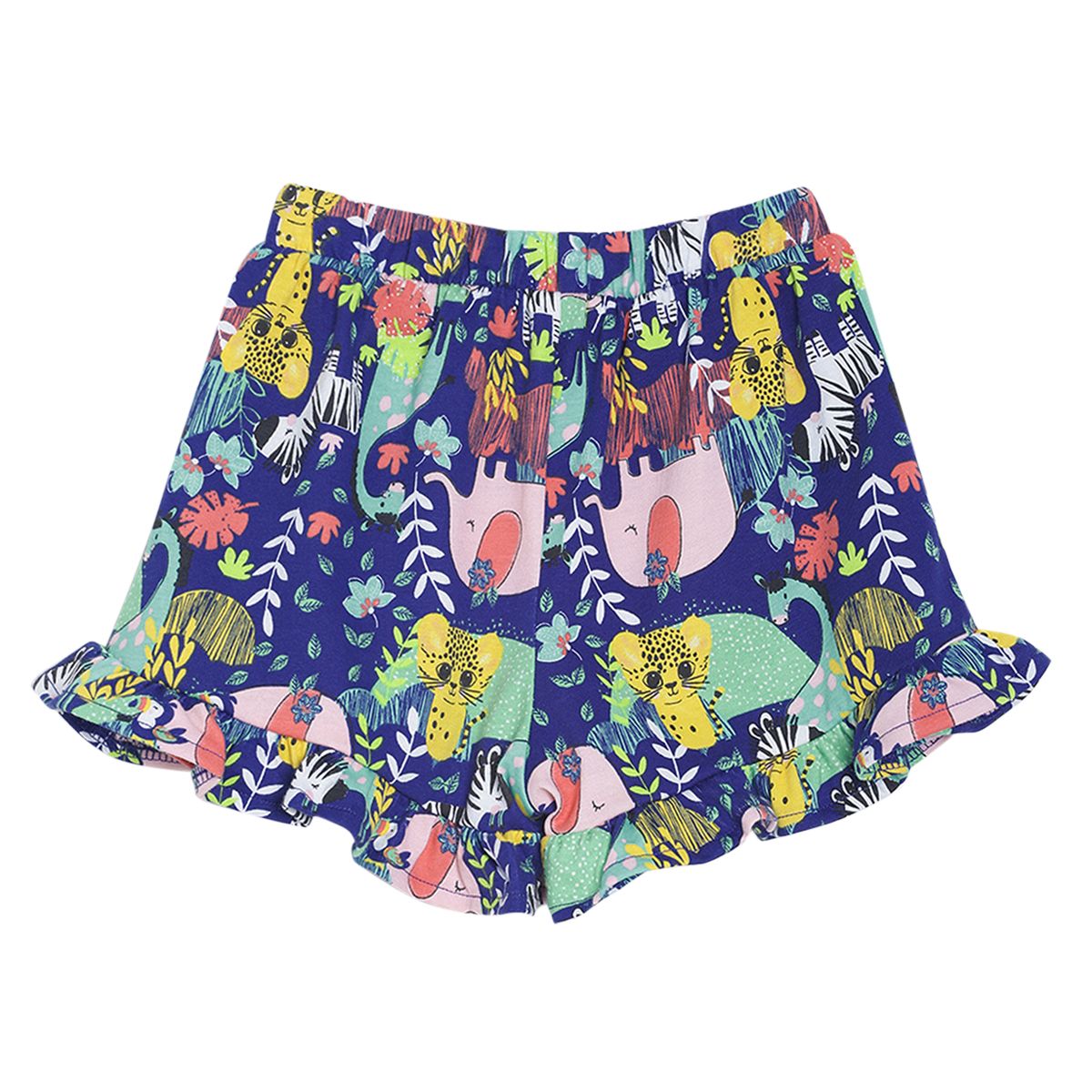 Pack of 3 top & shorts set - white & blue for 0-3 Months