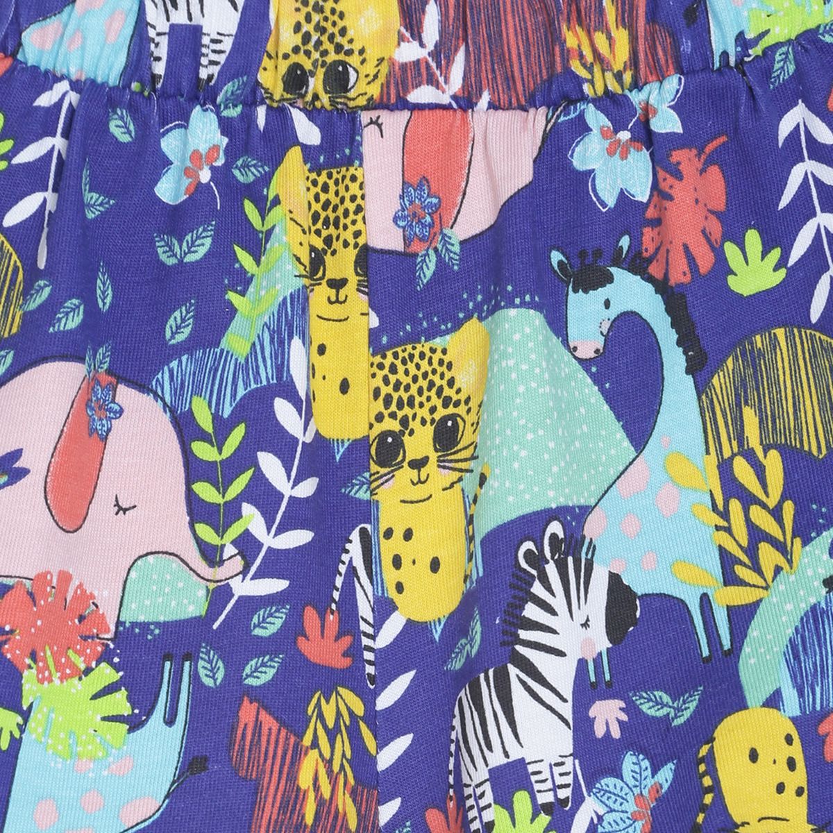 Pack of 3 top & shorts set - white & blue for 0-3 Months