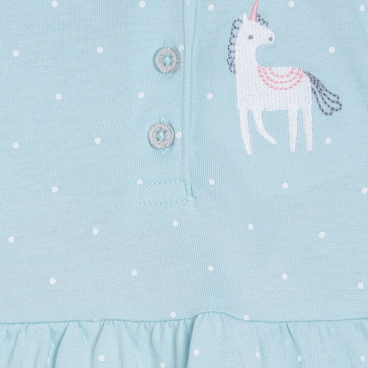 Pack of 2 knit top and knit bottom - baby blue for New Born