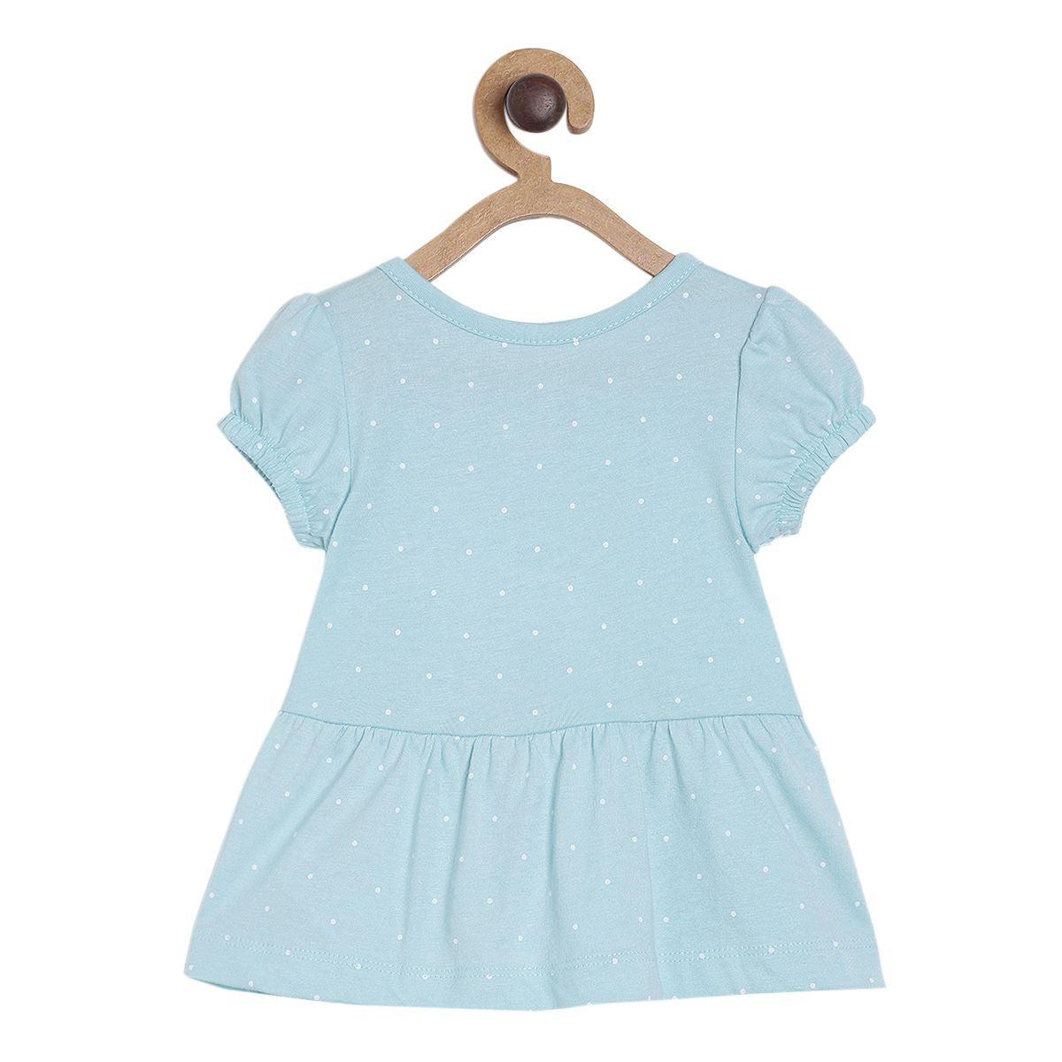 Pack of 2 knit top and knit bottom - baby blue for New Born