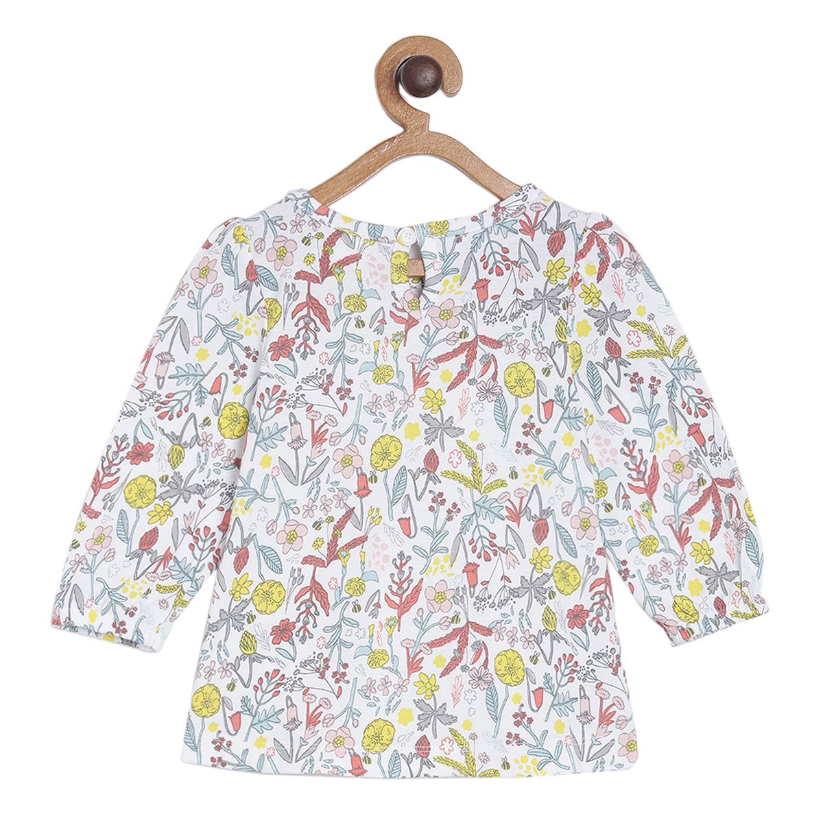 Pack of 2 knit top and knit bottom - white & yellow for New Born