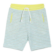 Pack of 1 shorts - sky blue & yellow for 3-6 Months