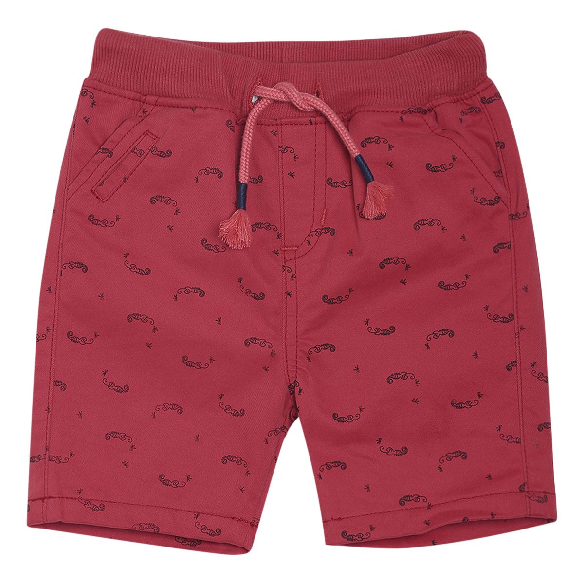 Pack of 1 shorts - red for 3-6 Months