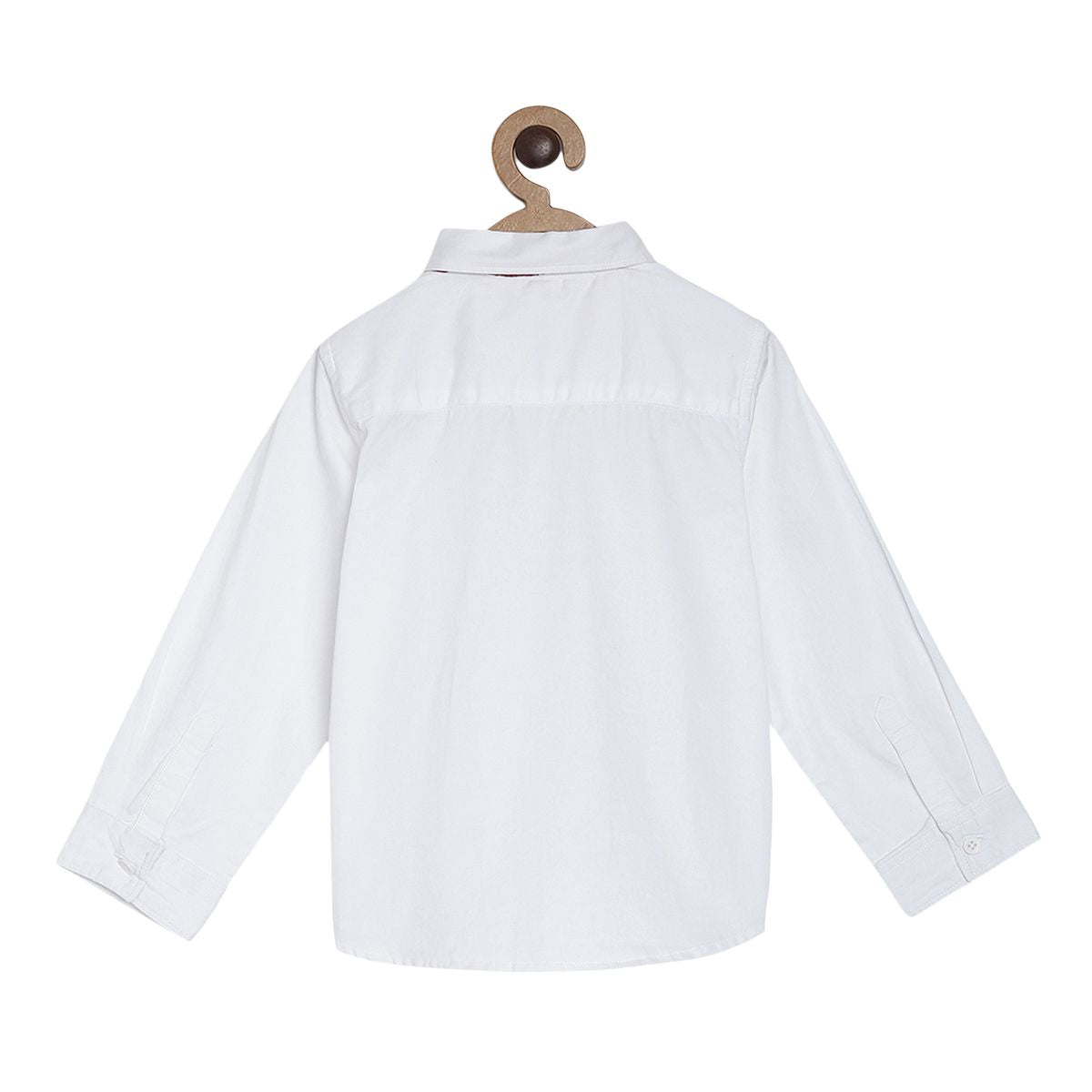 Pack of 2 shirt and woven pant - white & dark blue for 3-6 Months