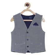 Pack of 1 waist coat - blue for 3-6 Months