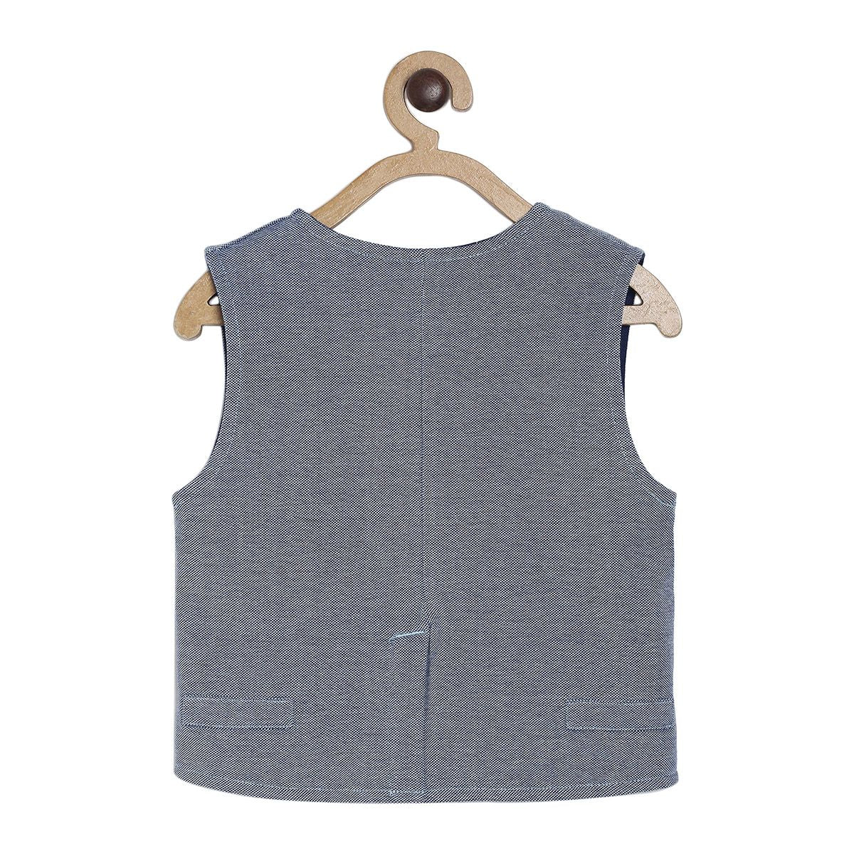 Pack of 1 waist coat - blue for 3-6 Months