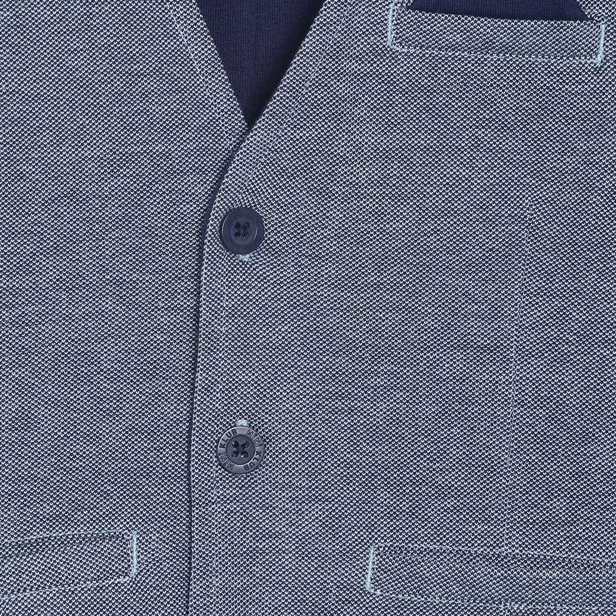 Pack of 1 waist coat - blue for 3-6 Months