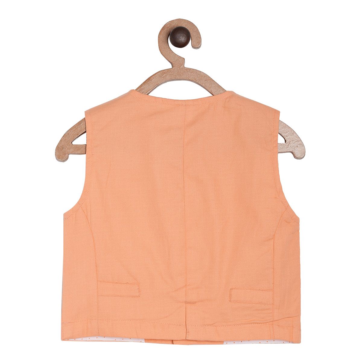 Pack of 1 waistcoat - orange for 3-6 Months