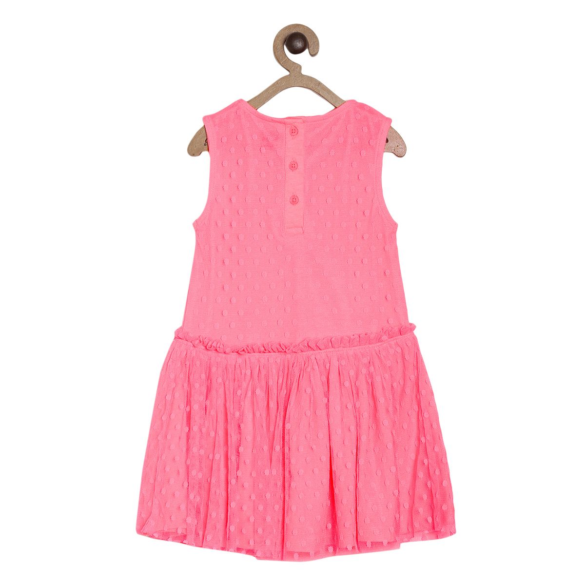Pack of 1 dress - neon pink for 3-6 Months