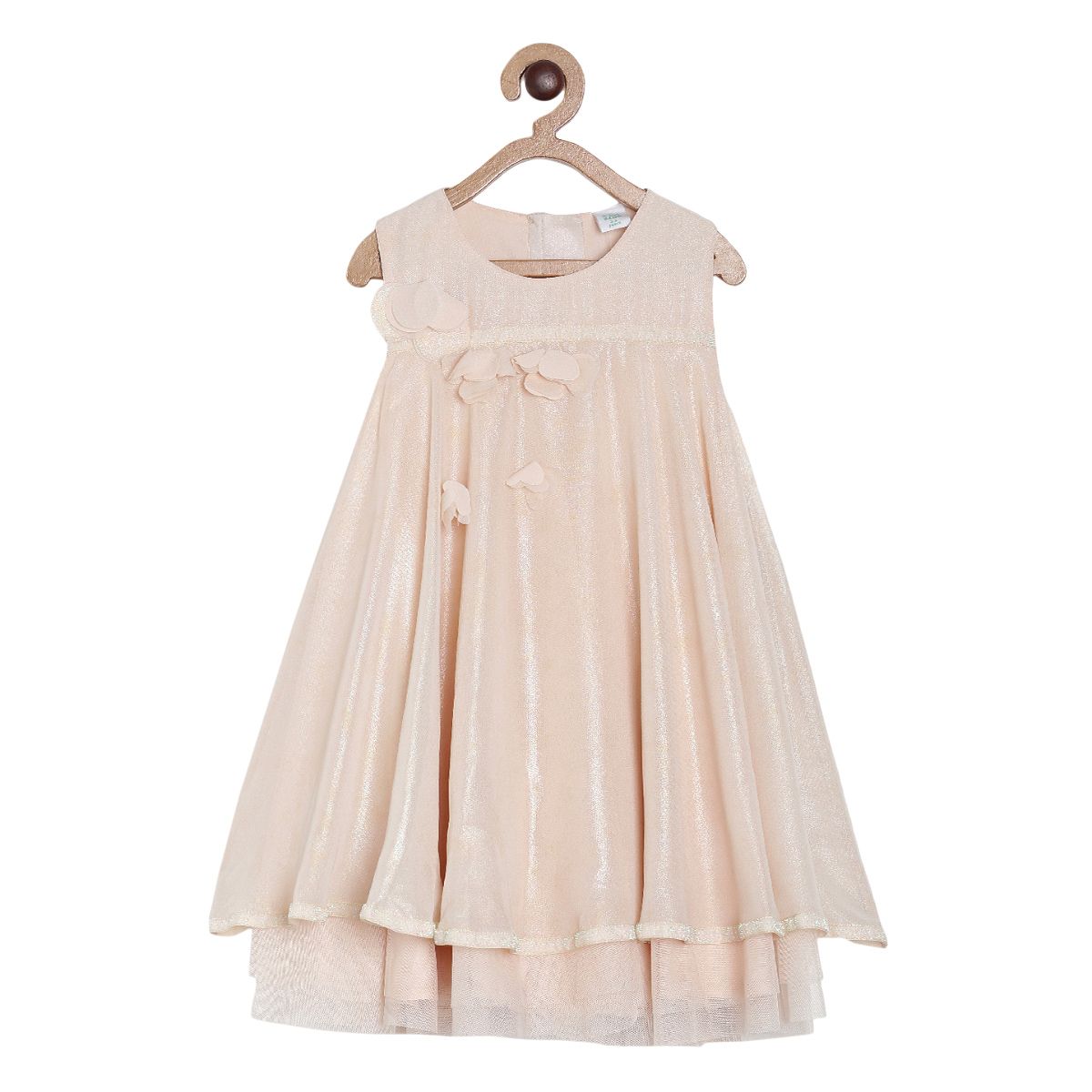 Pack of 1 party dress - peach for 3-6 Months