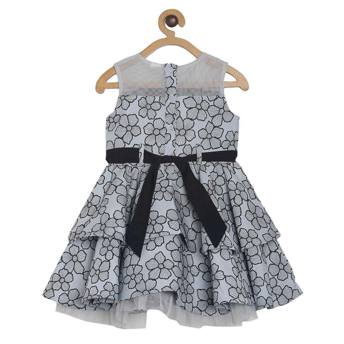 Pack of 1 party dress - black for 3-6 Months