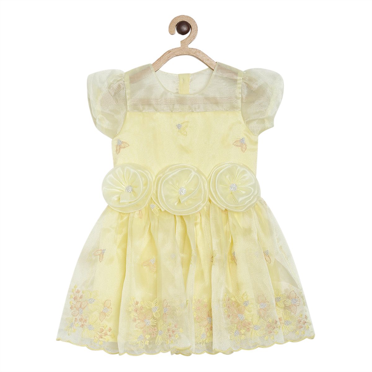 Pack of 1 dress - yellow for 3-6 Months