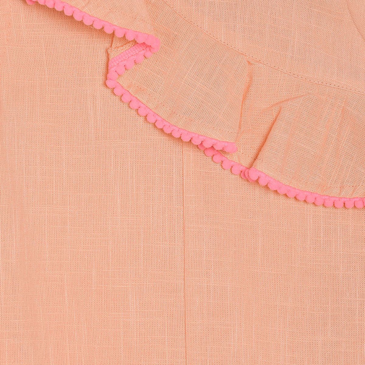 Pack of 1 jumpsuit - coral for 3-6 Months