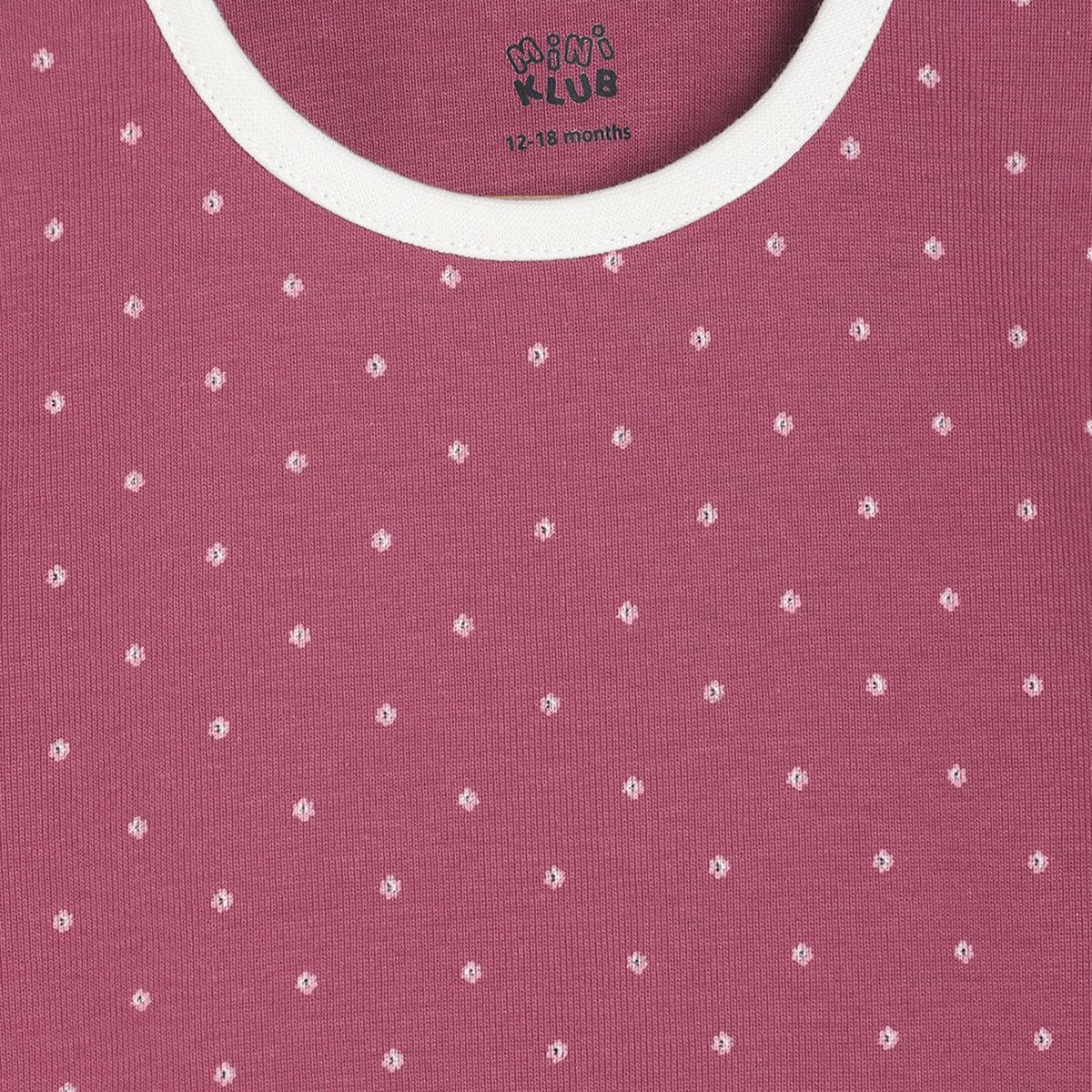 Pack of 1 knit top - magenta for 3-6 Months