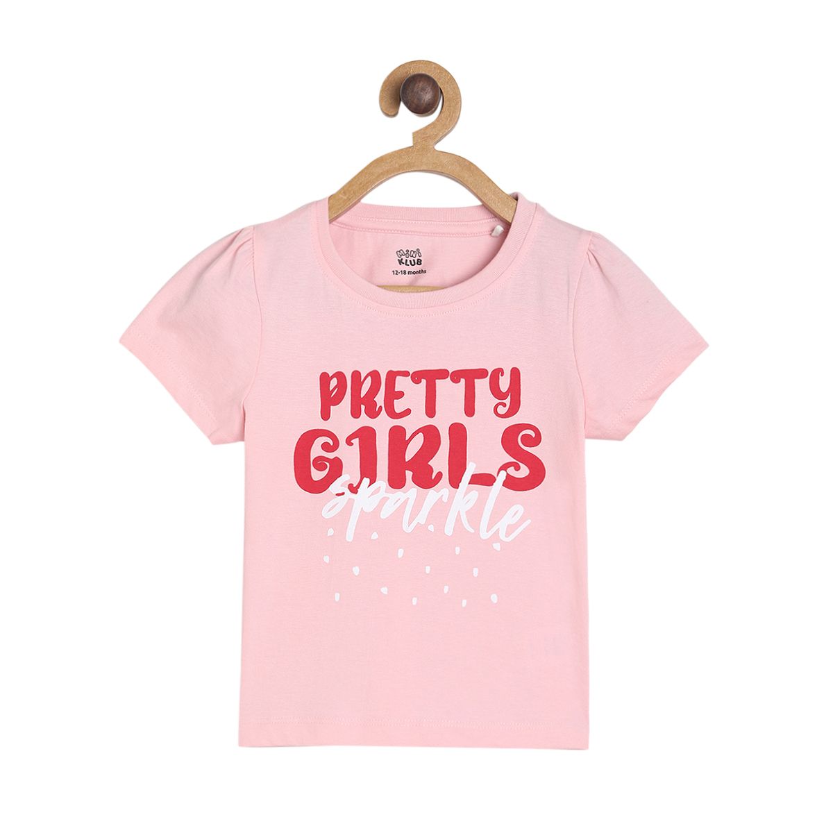 Girls Pink Knit Top