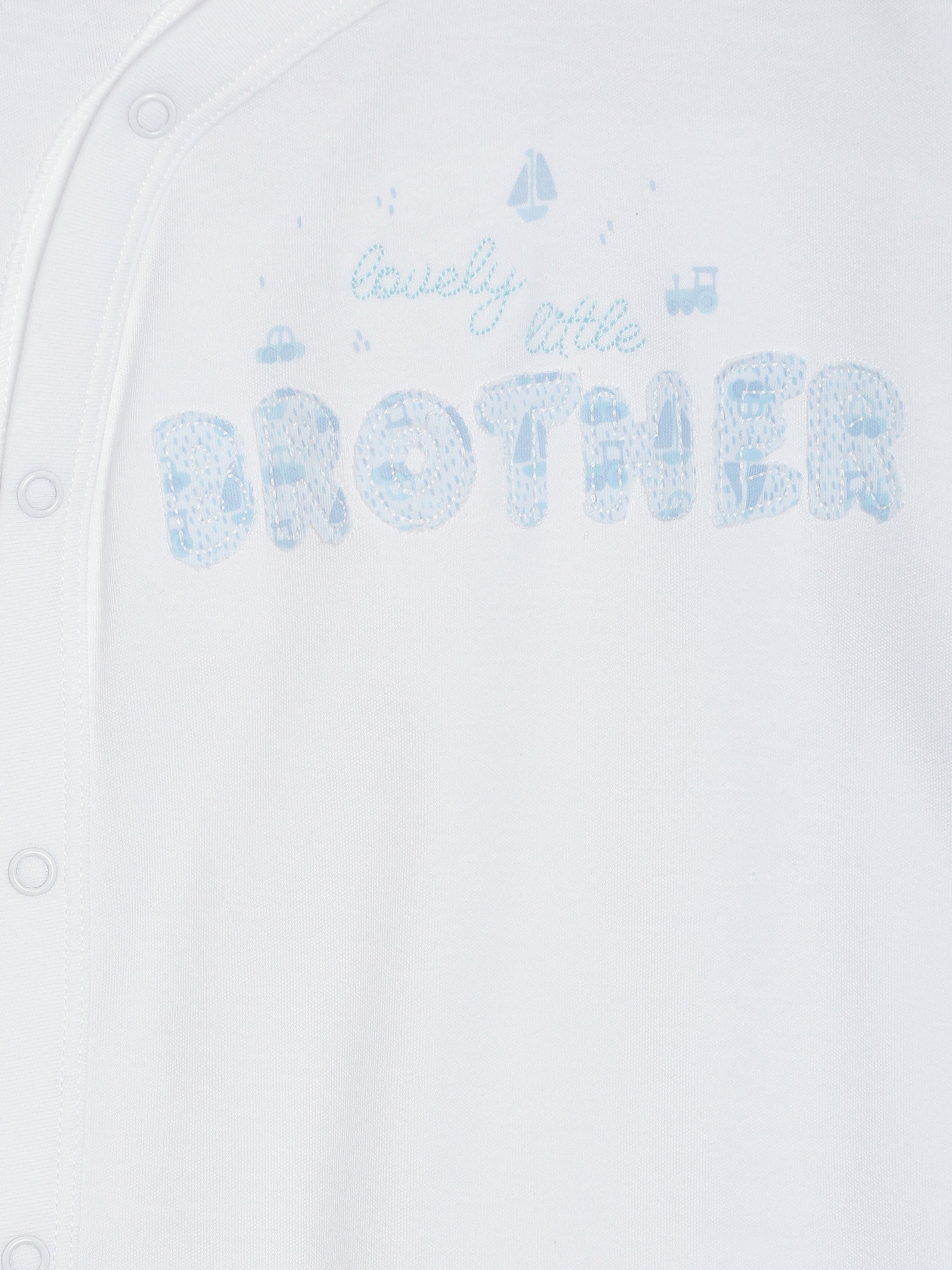 Boys White Sleepsuit