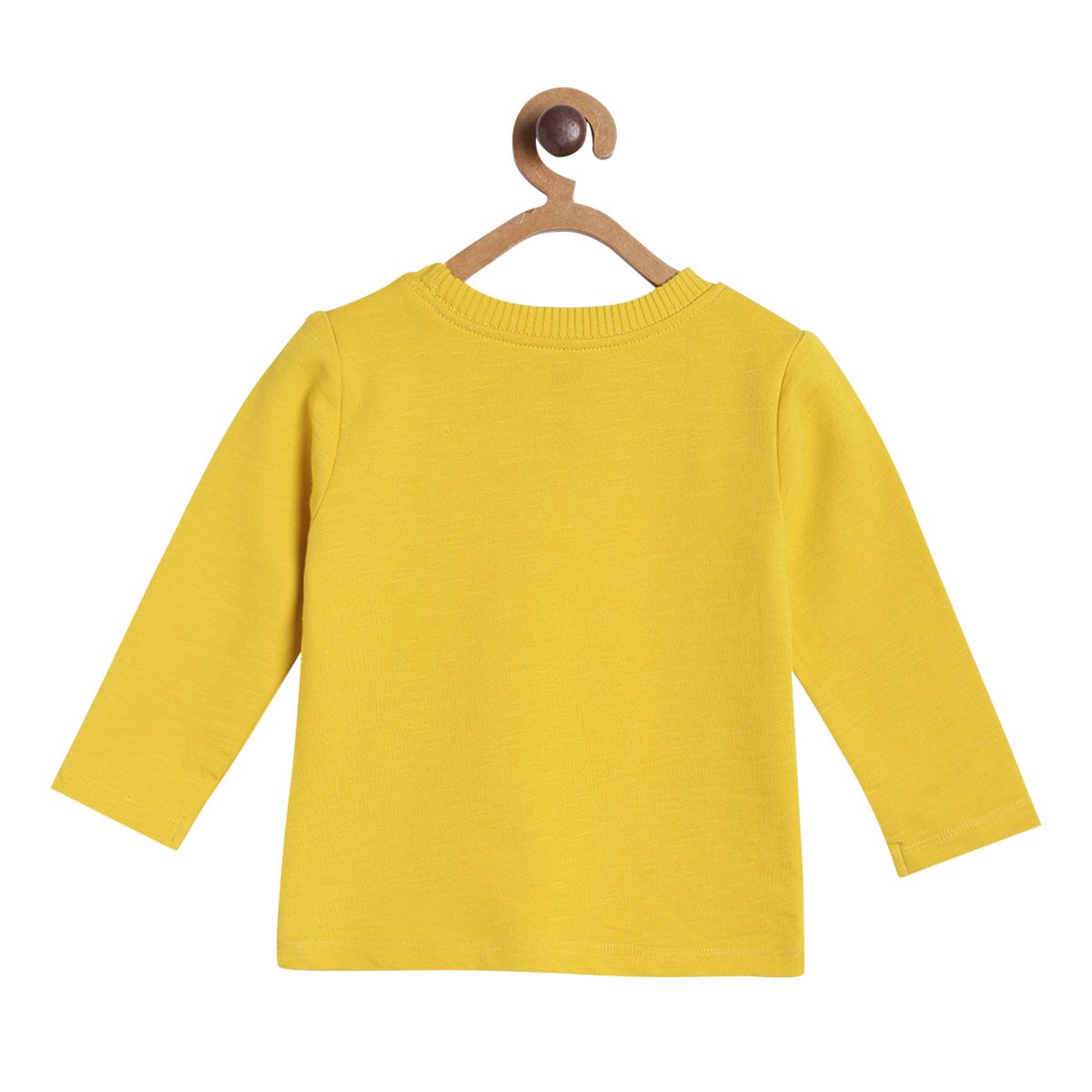 Pack of 2 t-shirt and knit bottom - yeloow & white and blue for 0-3 Months